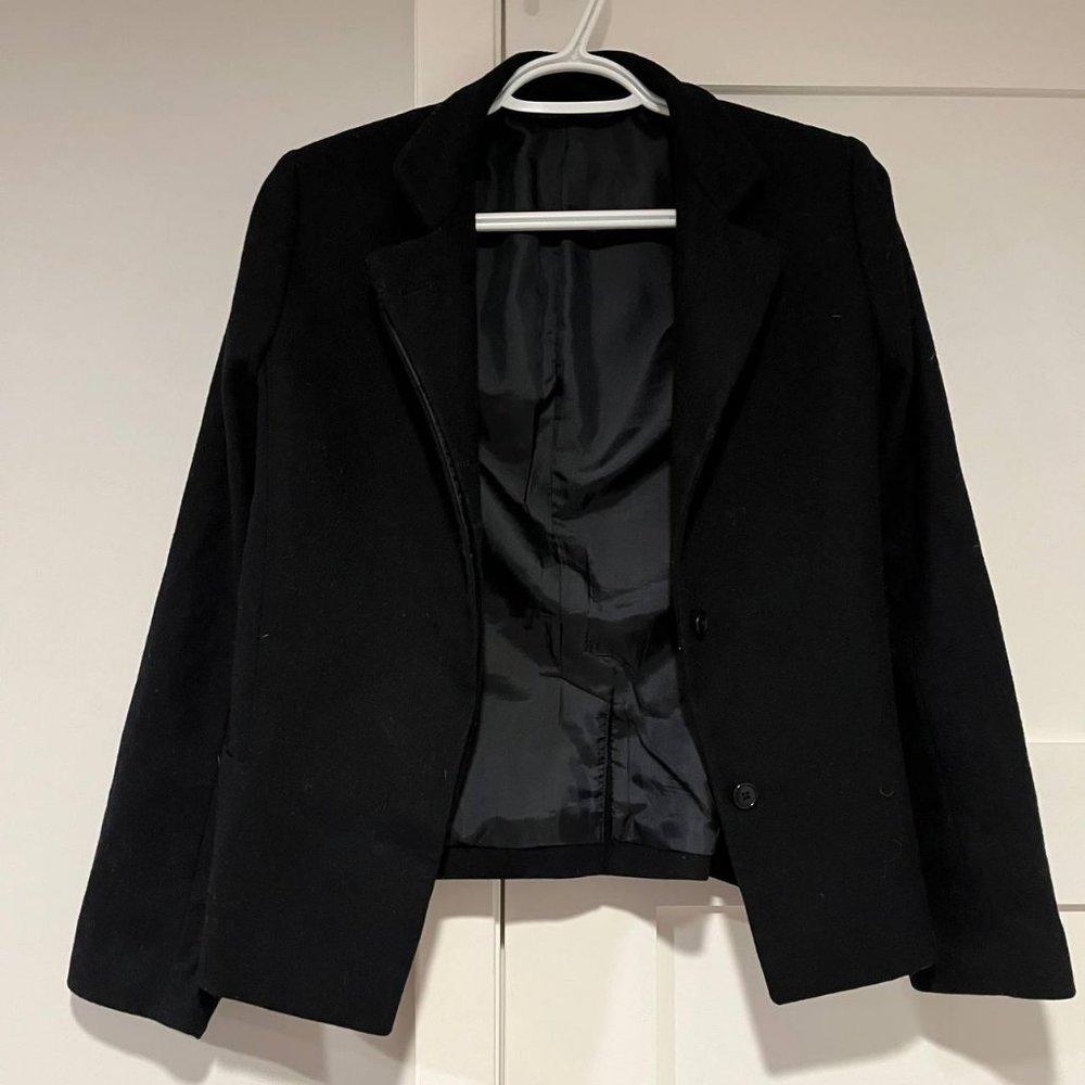 Uniqlo Wool Navy Blazer